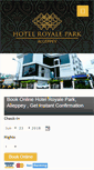 Mobile Screenshot of hotelroyalepark.com